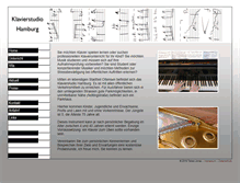 Tablet Screenshot of klavierstudio-hamburg.de
